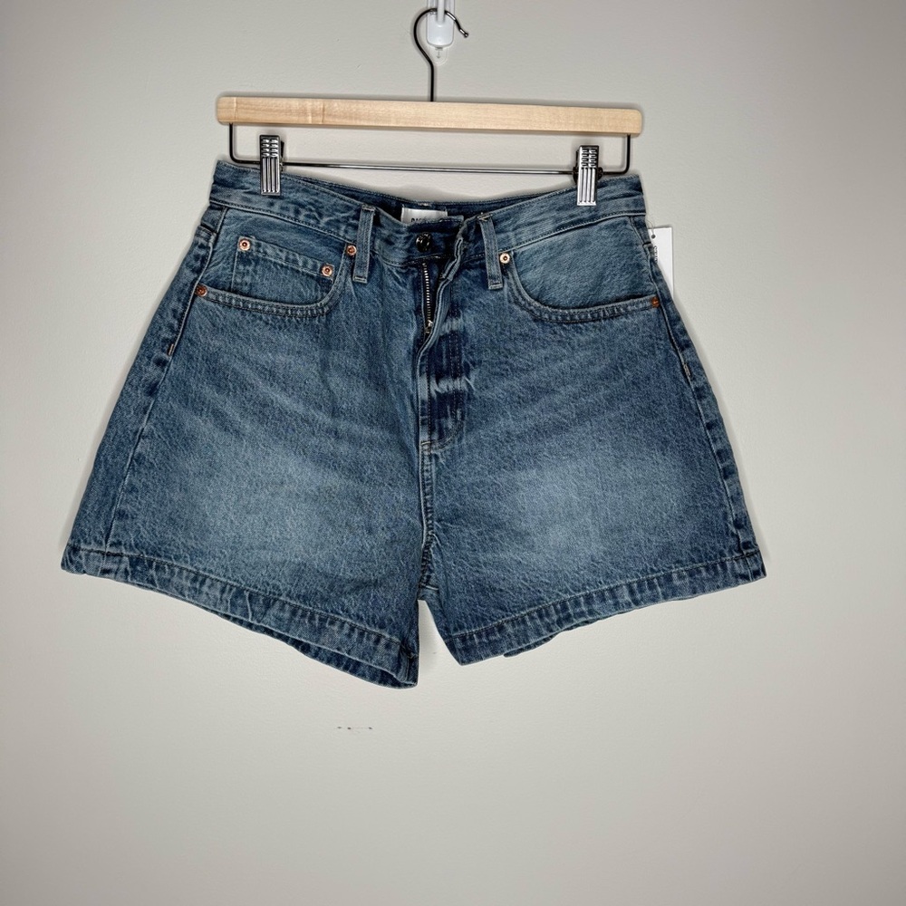 Pistola high rise aline denim shorts